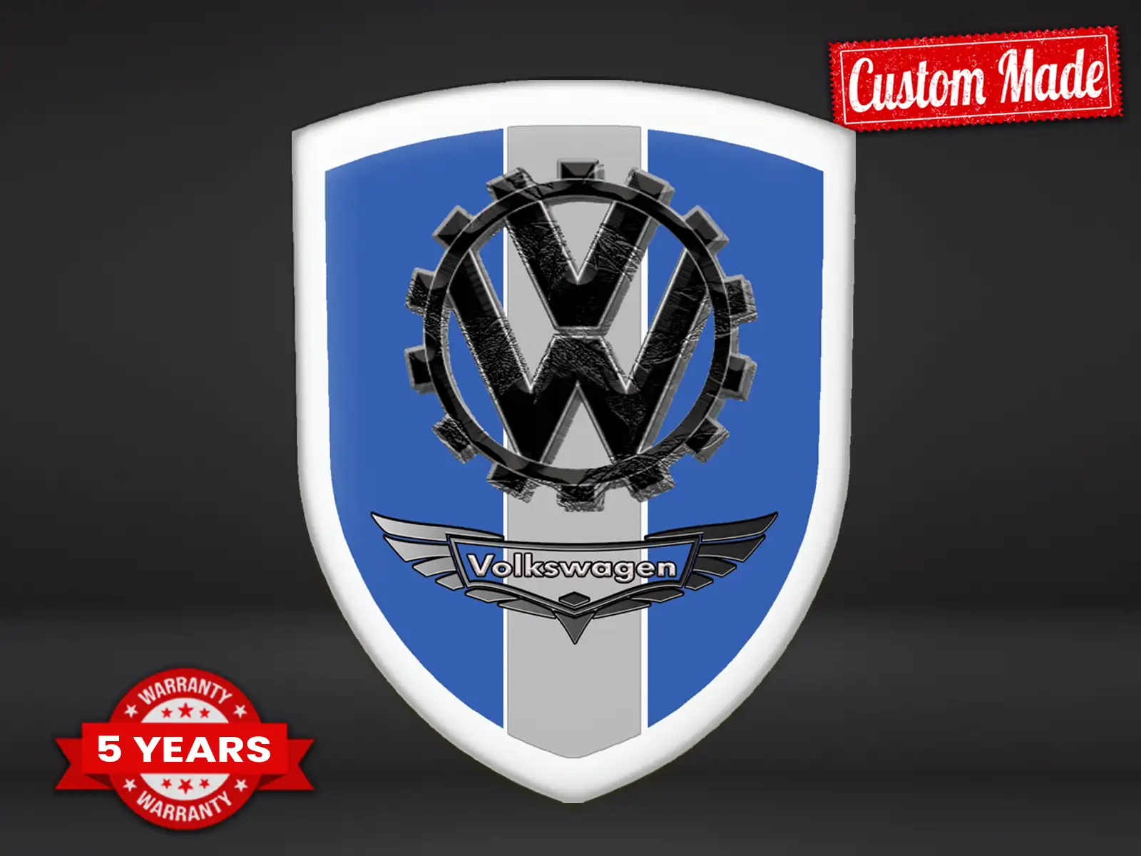 VW Fensteraufkleber Luxus Stabil Professionell
